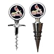 St. Louis Cardinals MLB Cork Screw and Wine Bottle Topper Set by Great American Products