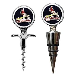 St. Louis Cardinals MLB Cork Screw and Wine Bottle Topper Set by Great American Products