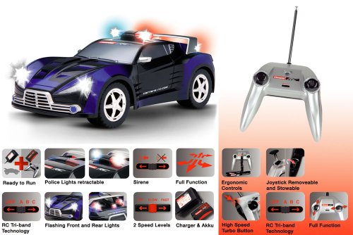 Imagen 4 de Carrera Agent Black Spy Control, 310 mm, Plástico, 7.4 V, 700 mAh, Litio-Ion