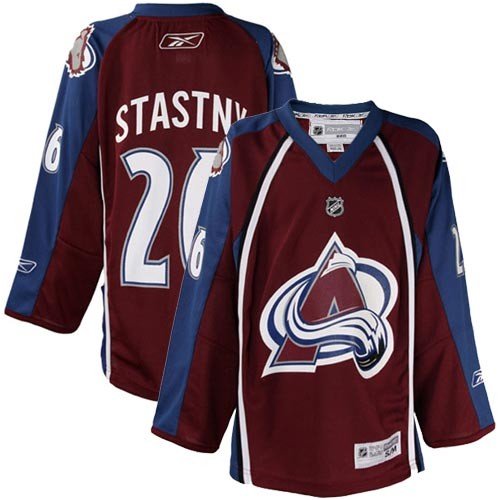 Buy Reebok Colorado Avalanche #26 Paul Stastny Burgundy Youth Replica Jersey by Reebok