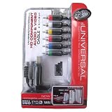 Triple Universal Component Cable for Wii, Playstation and Xbox 360 (connects all 3 with one set of cables)