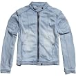 Fox Racing Barbarella Girls Sportswear Jacket w/ Free B&F Heart Sticker Bundle - Bleach Wash