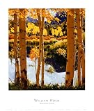 Mountain Pond Art Poster Print by William Hook, 27x32