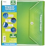 Mead Trapper Keeper 1.5 Inch Binder, 3 Ring Binder, Green (72678)
