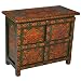 Antique Style Storage Cabinet/Curio Cabinet/ Sideboard Dragon Motif (Tibet)