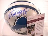 MATTHEW STAFFORD SIGNED AUTOGRAPHED DETROIT LIONS MINI HELMET W/COA JSA