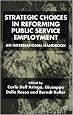Strategic Choices in Reforming Public Service Employment: An International Handbook