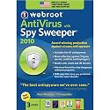 Webroot Antivirus with Spy Sweeper 3-User 2010