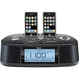 NEW Hi-Fi Dual Alarm Clock Radio with Dual Dock for iPod/iPhone and NOAA/S.A.M.E Weather Hazard Aler