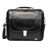 Notebook Case, Gel-infused Strap, Front Flap Pocket, BK Lthr