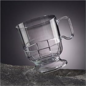 Clear Plastic Coffee Mugs 8 oz. (10 count) by Northwest Enterprises