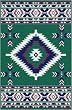 Southwestern Area Rug, Home Dynamix Premium Hunter Green