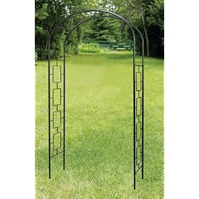 Arbor: Wrought Iron Modern from Arbors & Trellises