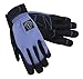 Womanswork Stretch Gardening Glove with Micro Suede Palm, Purple, Large