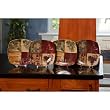 Wine Collage Dessert Plates - Set of 4