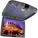 Tview T137dvfd-grey 13 Inch Flip Down Car Monitor with Built in Dvd, Cd, Mp3 Player