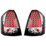 Chrysler 300 2005 2006 2007 Tail Lamps, LED Crystal Clear (Running Brake Turn: All... by IPCW