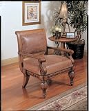 Medium Brown Accent Chair By Coaster Furniture