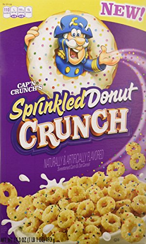 Quaker Cap'n Crunch Sprinkled Donut Crunch Cereal-2pack