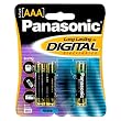 Panasonic Digital Alkaline Battery, AAA Size, Six Pack of 6 Count Batteries (36 Batteries)