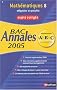 Math�matiques Bac S : Sujets corrig�s