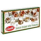 Galil Turkish Delight, Pistachio, 16-Ounce Boxes (Pack of 4)