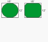 Putting Green - Kit (1/2 Polypropylene, 15'x12'= 180 Sqft)