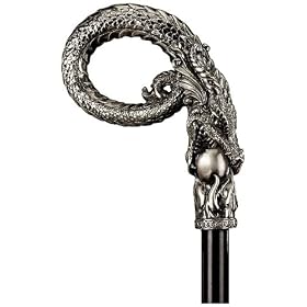 Henham Dragon Walking Stick of Dawood Ca... by Design Toscano