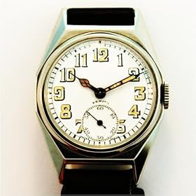 Vintage Antique watch: Farve Leuba by Zenith, Sterling Silver, Flip Top Demi Hunter 1920's by Swiss