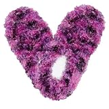 Fuzzy Footies Dark Purple, Pink, Purple , One Size Fits Most