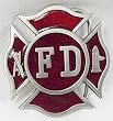 Fire Department Logo Enamel Pewter Buckle