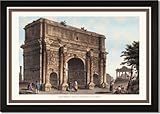 IMAGE OF Framed Art Poster 20x30, Triumphal Arch of Septimus Severus