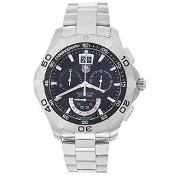 TAG Heuer Men s CAF101A BA0821 Aquaracer Chronograph Grand-Date Quartz Watch