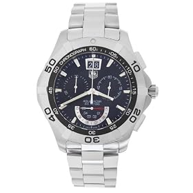 TAG Heuer Mens Aquaracer Chronograph Grand-Date Quartz Watch #CAF101A.BA0821 by TAG Heuer
