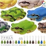 カプセル ネイチャーテクニカラーMONO アマガエル マグネット×ストラップ ストラップ8種セットイメージ