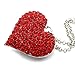 Soulbreezecollection Big Love Red Heart Valentine's Day Pendant Necklace Charm Rhinestones Ladies Women Fashion Jewelry