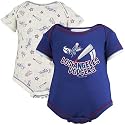 L.A. Dodgers Newborn Home Run 2-Pack Creeper Set