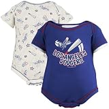 L.A. Dodgers Newborn Home Run 2-Pack Creeper Set