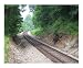 Beyond the bend in the tracks Architecture Photographic Poster Print by Dot Beverage,...