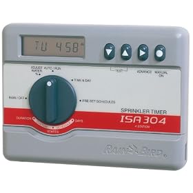 Rain Bird 4-Station Single Program Indoor Automatic Sprinkler System Timer #ISA304 by Rain Bird