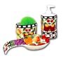 Ceramic Mix Fruit Kitchen Counter Top Accessories Set of 3 Piece Set