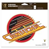 Vancouver Canucks Retro "Skate" Logo 5x6 Cling Decal