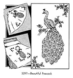 Aunt Marthas Hot Iron Transfers for Embroidery Red Work Fabric Painting Quilting Wearable Art Needlepoint & Other Crafts Peacock Bedspread Scarf Aunt Marthas Hot Iron Transfers for Embroidery Red Work Fabric Painting Quilting Wearable Art Needlepoint & Other Crafts Peacock Bedspread Scarf