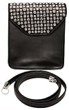 Rhinestone Studded Belt Loop Purse Ride Bag