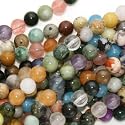 Gemstone Bead Mix 6mm Round Beads /15.5 Inch Strand