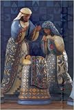Heartwood Creek Blue Nativity: Holy Family, Set of 3