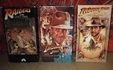 Indiana Jones Trilogy: Raiders of the Lost Ark; Indiana Jones and the Temple of Doom & Indiana Jones and the Last Crusade (SET OF 3 VHS)