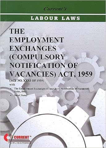 EMPLOYMENT EXCHANGES (COMPULSORY NOTIFICATION OF VACANCIES) ACT, 1959