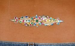 Multi colored Bindi/Tramp Stamp