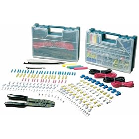 Ancor 220020 Marine Grade Electrical Twin Kit Electrical Repair Kit with Strip/Crimp Tool (225 Piece) (225 Pack) Ancor 220020 Marine Grade Electrical Twin Kit Electrical Repair Kit with Strip/Crimp Tool (225-Piece) (225-Pack)